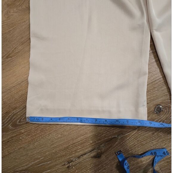 Banana Republic Cream elegant wide-leg pants - Picture 10 of 12